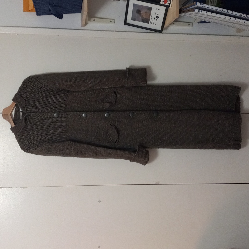 Long winter knit dress/coat